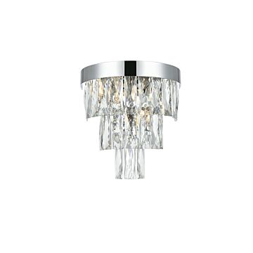 Josephine  Wall Sconce in Chrome by Elegant Lighting