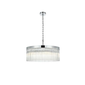 Harlow  Chandelier in Chrome by Elegant Lighting
