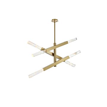 Ari  Pendant in Satin Gold by Elegant Lighting