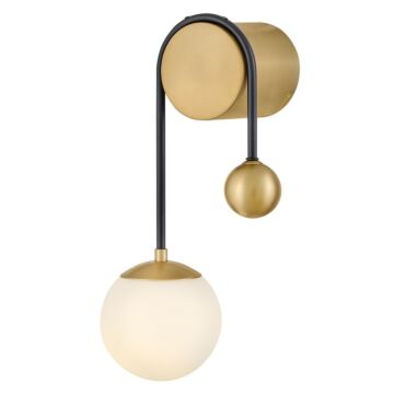 Auggie LED Wall Sconce in Black by Lark