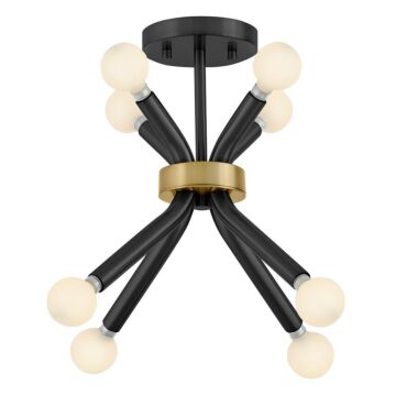 Axton LED Pendant in Black by Lark