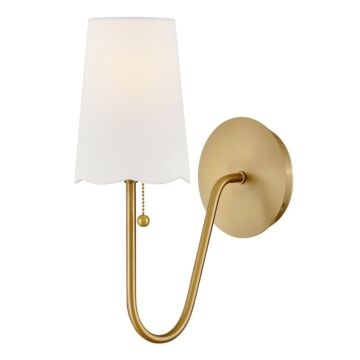 Bliss LED Wall Sconce in Lacquered Brass by Lark