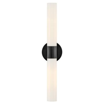 Shea LED Bathroom Vanity Light in Black by Lark