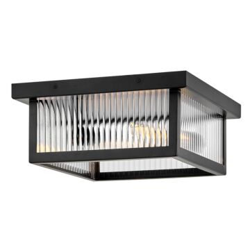 Torrent LED Flush Mount in Black by Hinkley