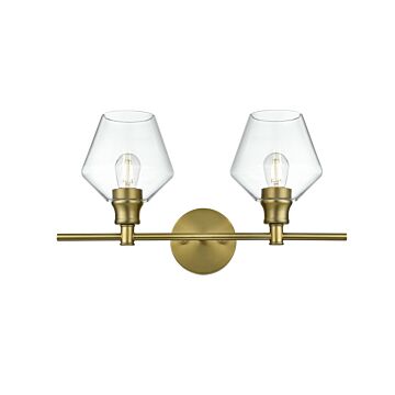 Gene  Wall Sconce in Satin Gold by Elegant Lighting