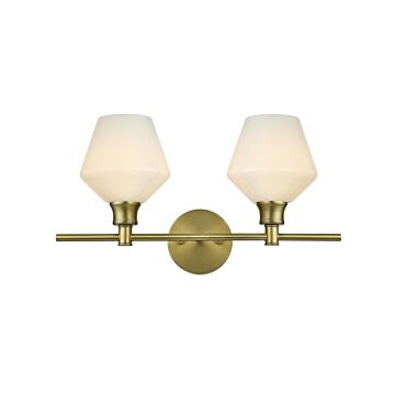 Gene  Wall Sconce in Satin Gold by Elegant Lighting