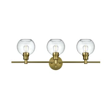Collier  Wall Sconce in Satin Gold by Elegant Lighting