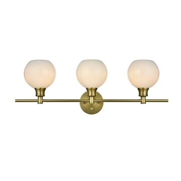 Collier  Wall Sconce in Satin Gold by Elegant Lighting