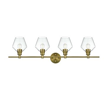 Gene  Wall Sconce in Satin Gold by Elegant Lighting