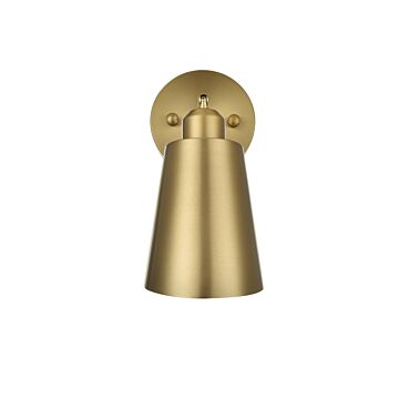 Halycon  Wall Sconce in Satin Gold by Elegant Lighting
