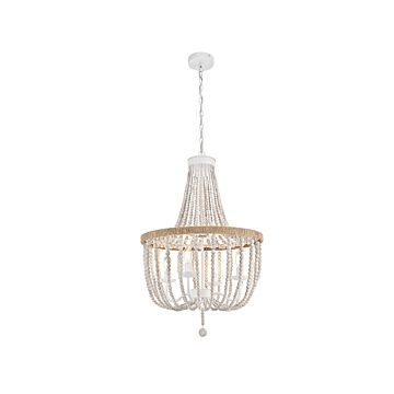 Jolie  Pendant in Antiquehite by Elegant Lighting