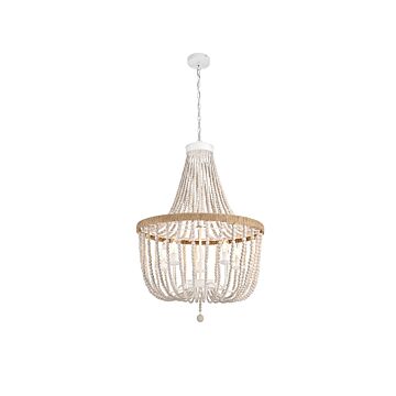 Jolie  Pendant in Antiquehite by Elegant Lighting