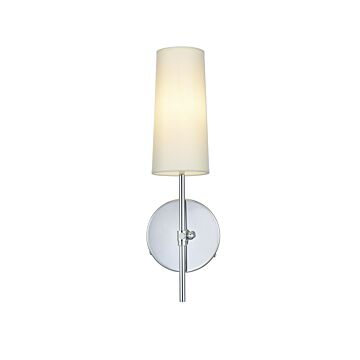 Mel  Wall Sconce in Chrome by Elegant Lighting