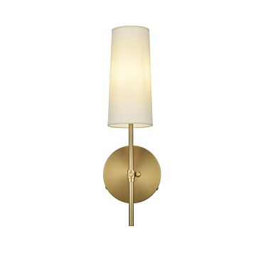 Mel  Wall Sconce in Satin Gold by Elegant Lighting