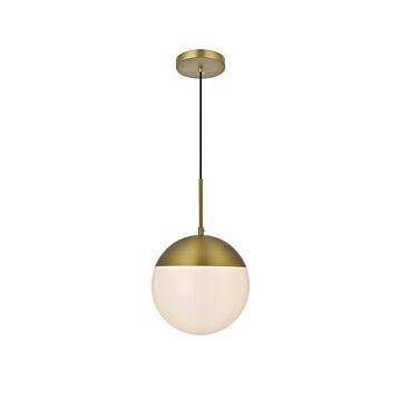 Eclipse  Pendant in Satin Gold by Elegant Lighting