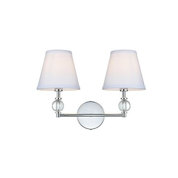 Bethany  Wall Sconce in Chrome by Elegant Lighting