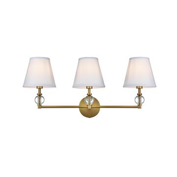 Bethany  Wall Sconce in Satin Gold by Elegant Lighting