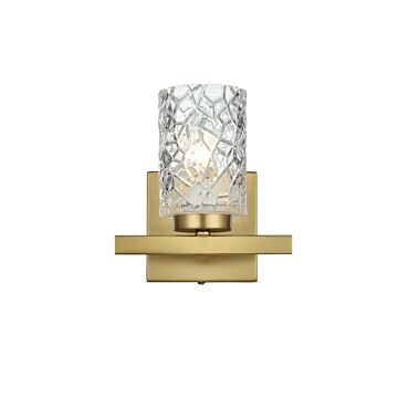 Cassie  Wall Sconce in Satin Gold by Elegant Lighting
