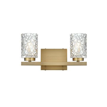 Cassie  Wall Sconce in Satin Gold by Elegant Lighting