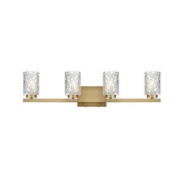 Cassie  Wall Sconce in Satin Gold by Elegant Lighting