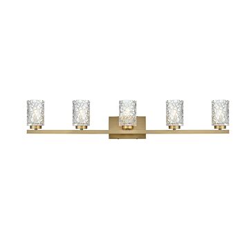 Cassie  Wall Sconce in Satin Gold by Elegant Lighting