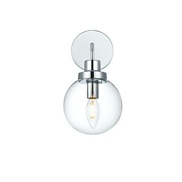 Hanson  Wall Sconce in Chrome by Elegant Lighting