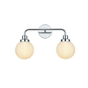 Hanson  Wall Sconce in Chrome by Elegant Lighting