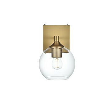 Eero  Wall Sconce in Satin Gold by Elegant Lighting
