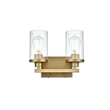 Thane  Wall Sconce in Satin Gold by Elegant Lighting