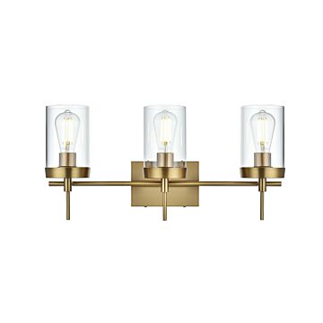 Taryin  Wall Sconce in Satin Gold by Elegant Lighting