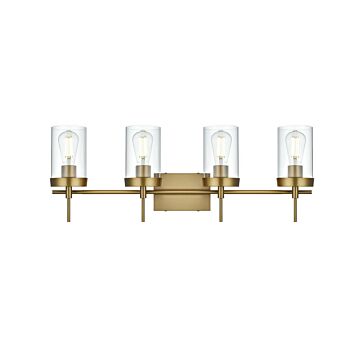 Taryin  Wall Sconce in Satin Gold by Elegant Lighting