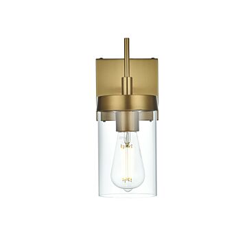 Taryin  Wall Sconce in Satin Gold by Elegant Lighting