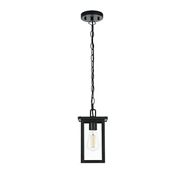 Venango  Outdoor Pendant in Black by Elegant Lighting