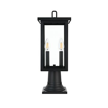 Venango  Outdoor Post Mount in Black by Elegant Lighting