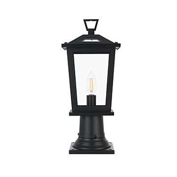 Berks  Outdoor Post Mount in Black by Elegant Lighting