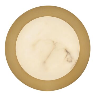 Cava LED Wall Sconce in Lacquered Brass by Fredrick Ramond