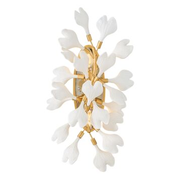 Audra LED Wall Sconce in Deluxe Gold by Fredrick Ramond