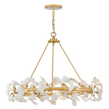 Audra LED Chandelier in Deluxe Gold by Fredrick Ramond