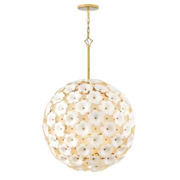 Marianne LED Chandelier in Deluxe Gold by Fredrick Ramond