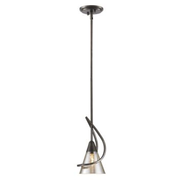 Olympia One Light Mini Pendant in Burnt Sienna by Golden
