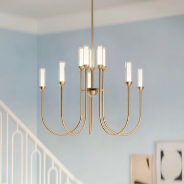 Moraine LED Chandelier in Champagne Bronze by Kichler