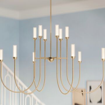 Moraine LED Chandelier in Champagne Bronze by Kichler