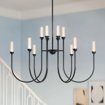 Moraine LED Chandelier in Black by Kichler