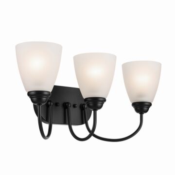 Jolie  Bathroom Vanity Light in Black by Kichler