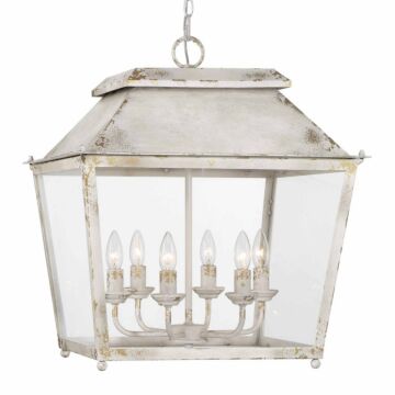 Abingdon  Pendant in Antique Ivory by Golden Lighting