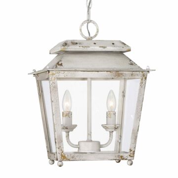 Abingdon  Mini Pendant in Antique Ivory by Golden Lighting