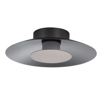 Luma LED Flush Mount in Graphite by Golden Lighting