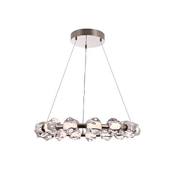 Jackie LED Chandelier in Polished Nickel by Craftmade