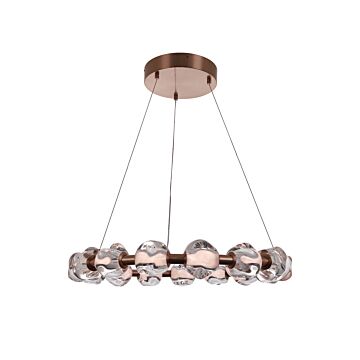 Jackie LED Chandelier in Satin Brass by Craftmade