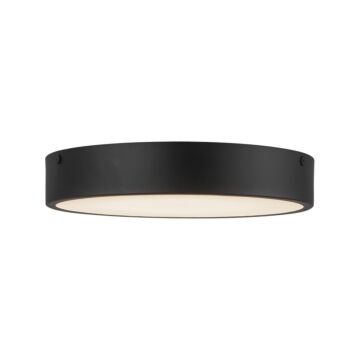 Adelaide LED Flush Mount in Matte Black by Alora